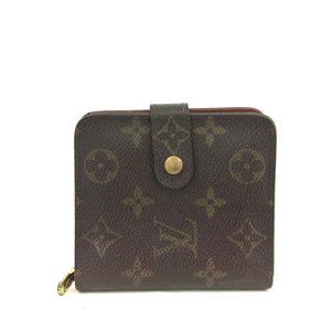 739066C V Louis Vuitton Wallet Compact Zip Bifold Monogram